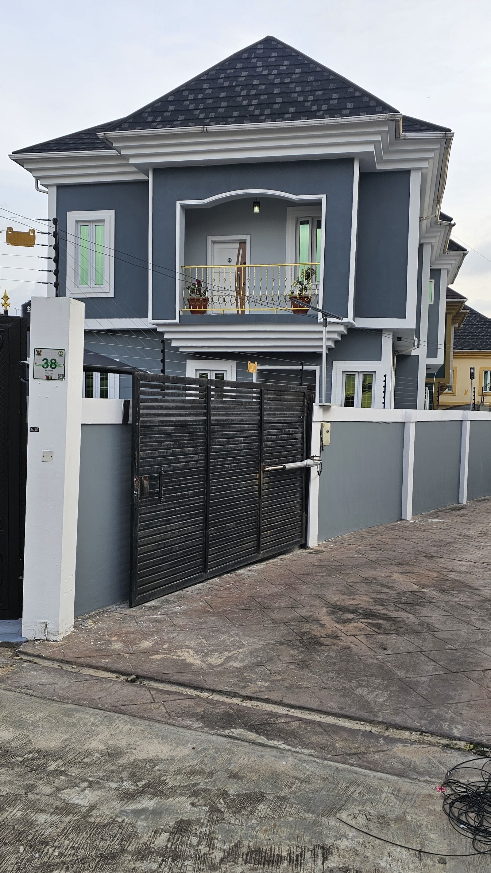 Completed residence by Artemis Atelier Ltd in Lagos
